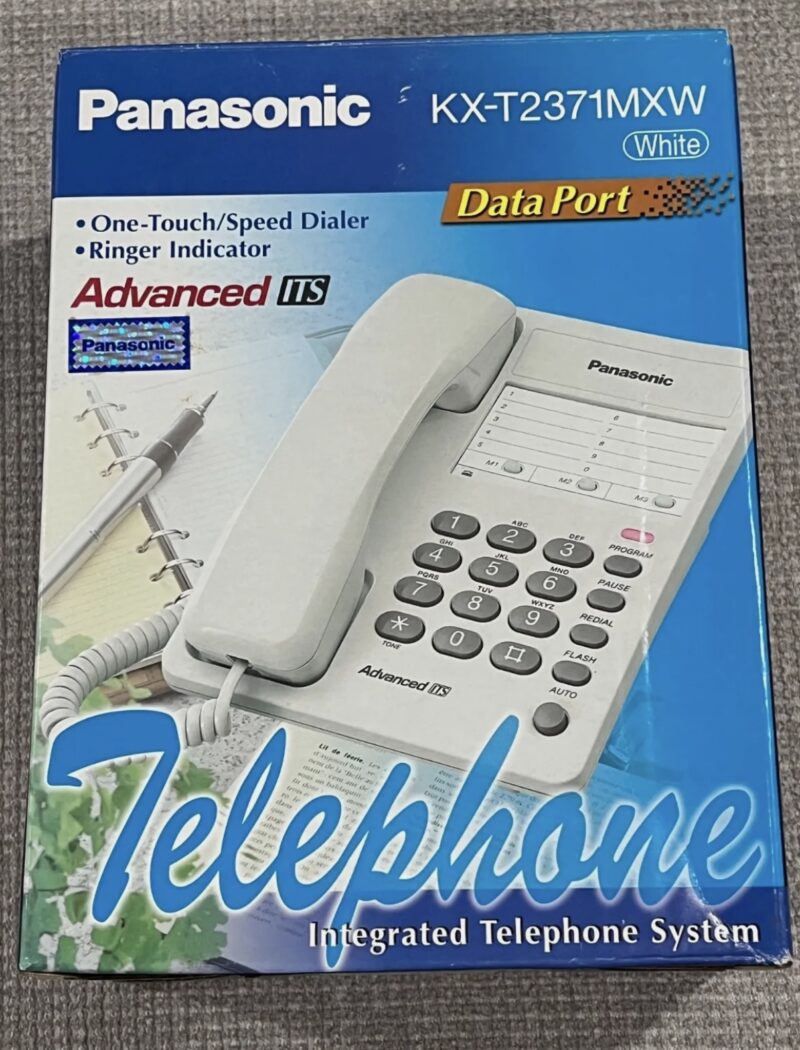 Panasonic KX-T2371MXW White One Touch Speed Dialer Integrated Telephone System