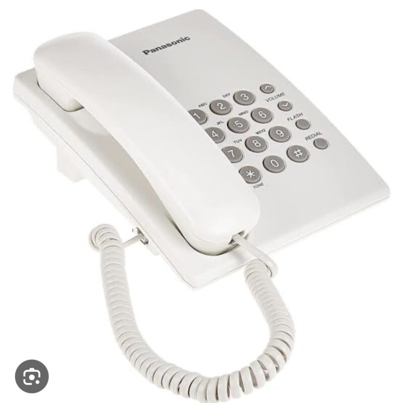Panasonic KX-TS500 Corded Phone - white: