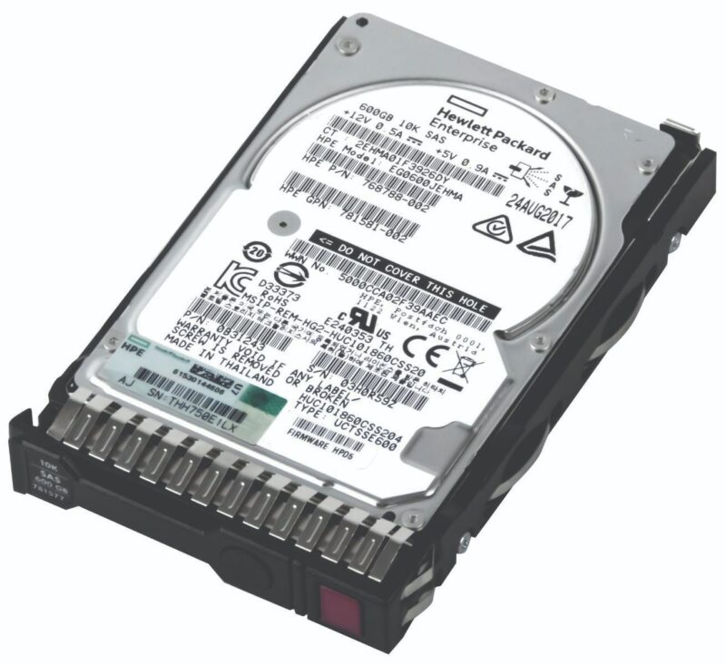 HP 600GB 10K RPM SAS HDD